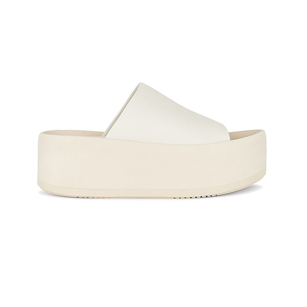 Paloma Barcelo Platform Napa White Minsi Sandal Size 37